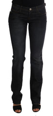 Costume National Donkerblauwe Slim Fit Jeans van Katoen