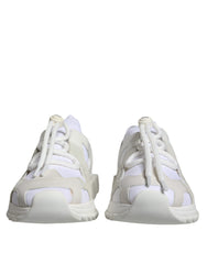 Dolce &amp; Gabbana Sorrento Trekking-Sneakers aus weißem Mesh