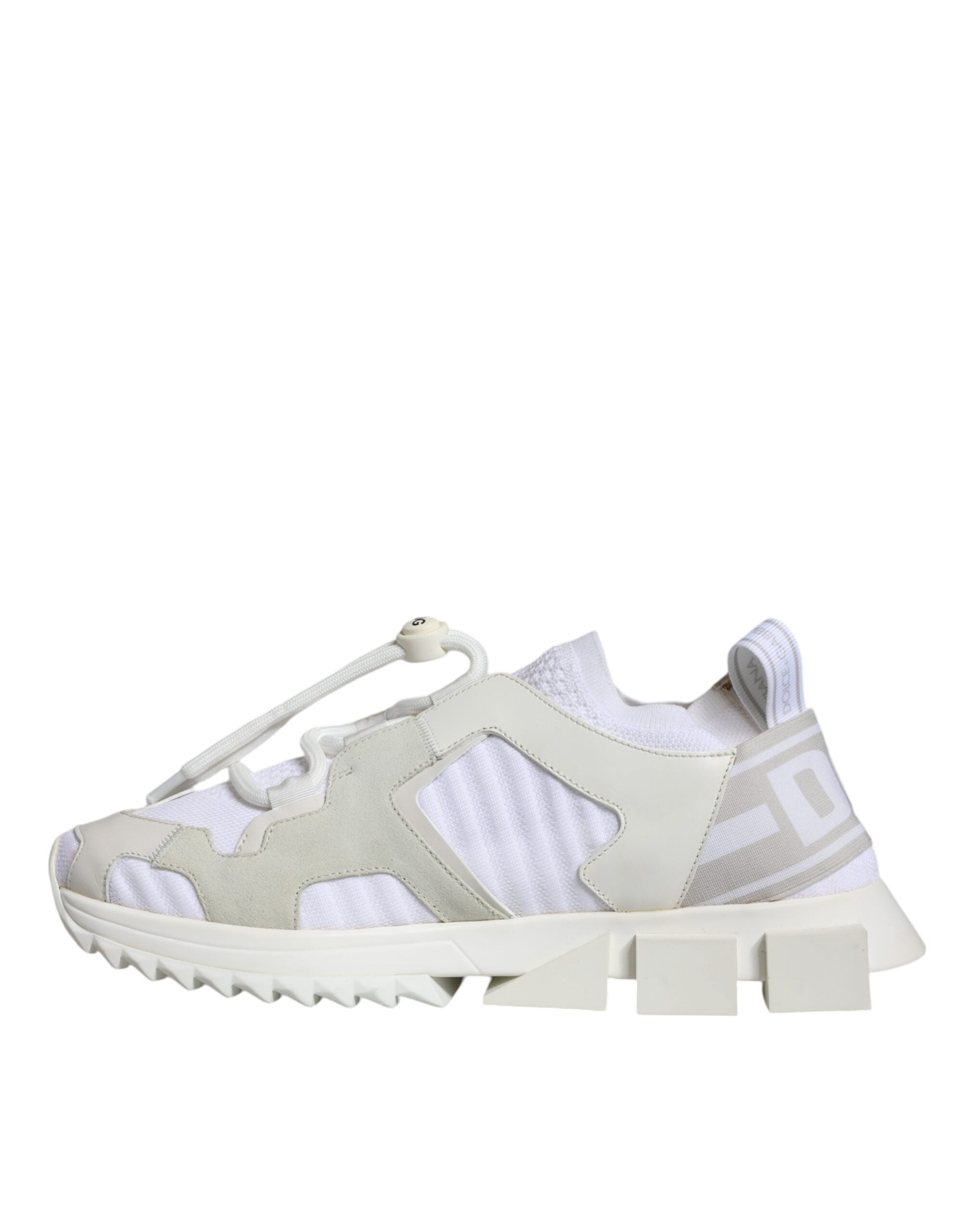 Dolce &amp; Gabbana Sorrento Trekking-Sneakers aus weißem Mesh