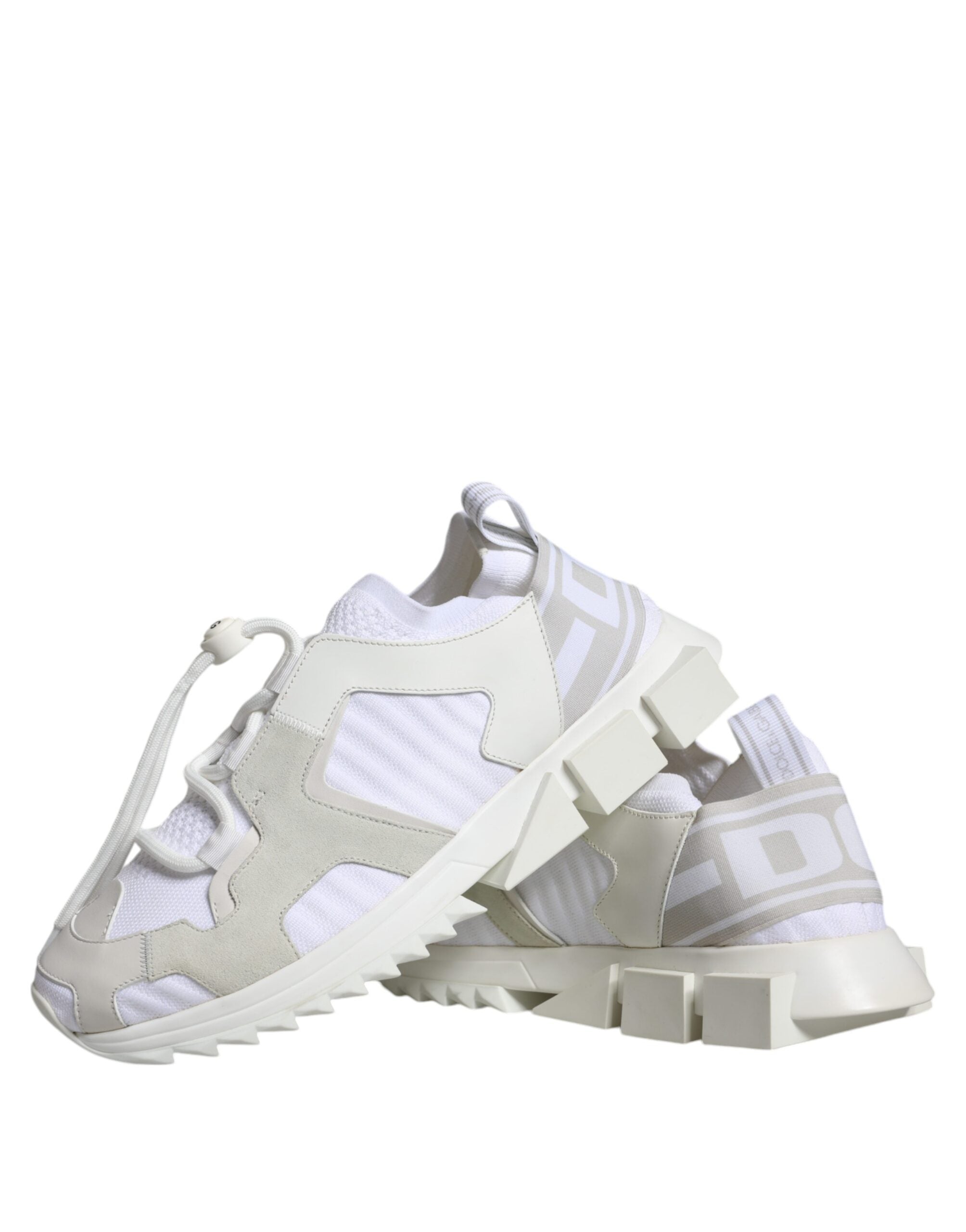 Dolce &amp; Gabbana Sorrento Trekking-Sneakers aus weißem Mesh