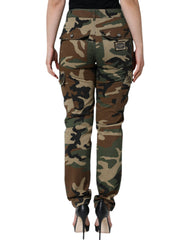 Dolce & Gabbana Cargobroek met Meerkleurige Camouflageprint