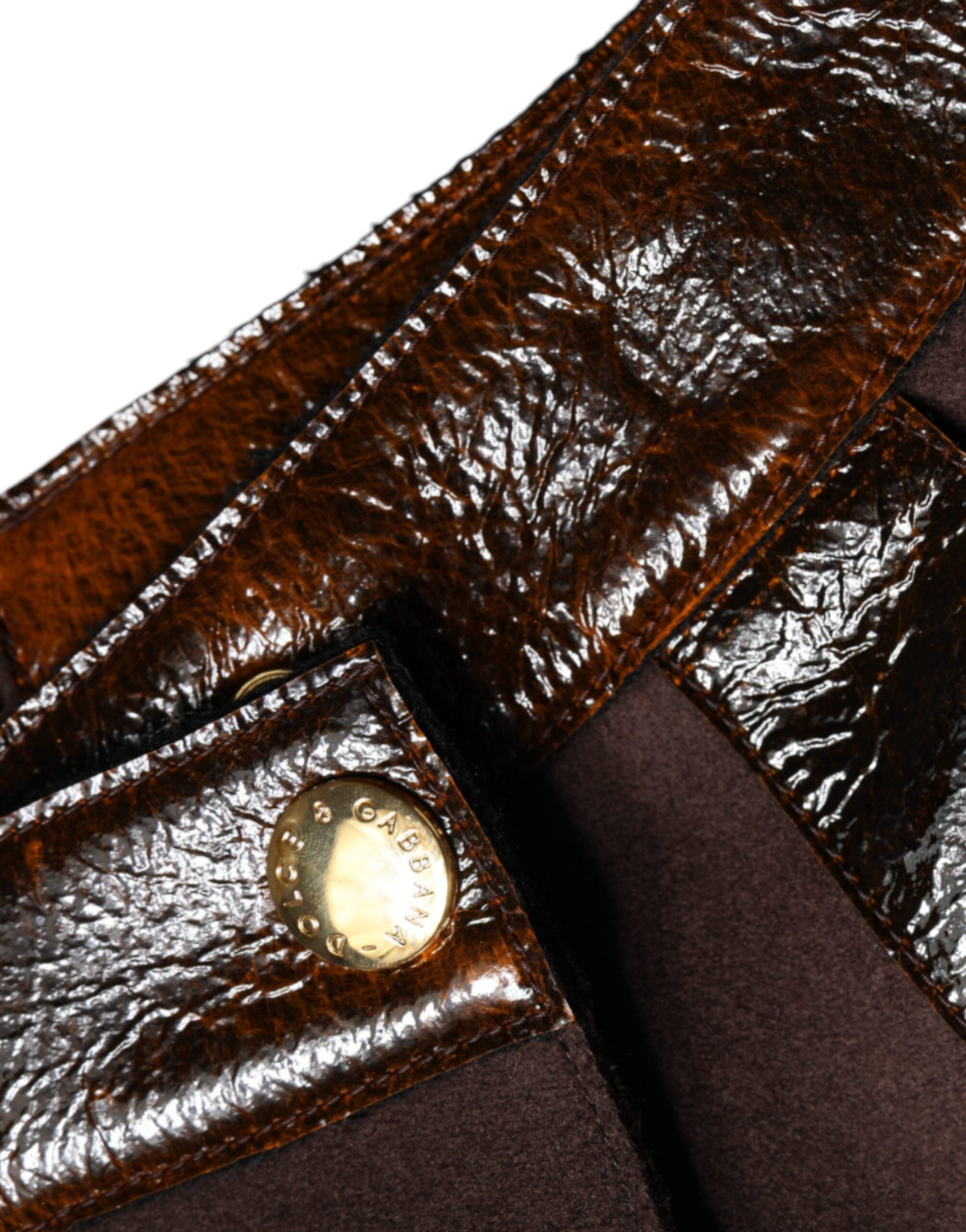 Dolce & Gabbana Brauner Minirock aus Schurwolle in A-Linie mit mittlerer Taille