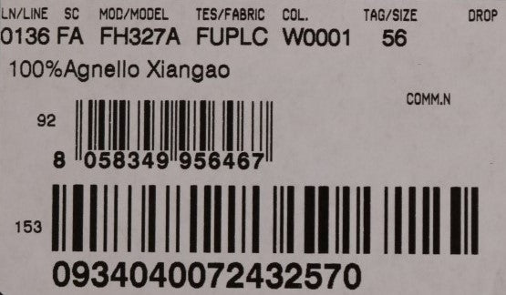 Dolce & Gabbana Mütze aus weißem Xiangao-Lammfell