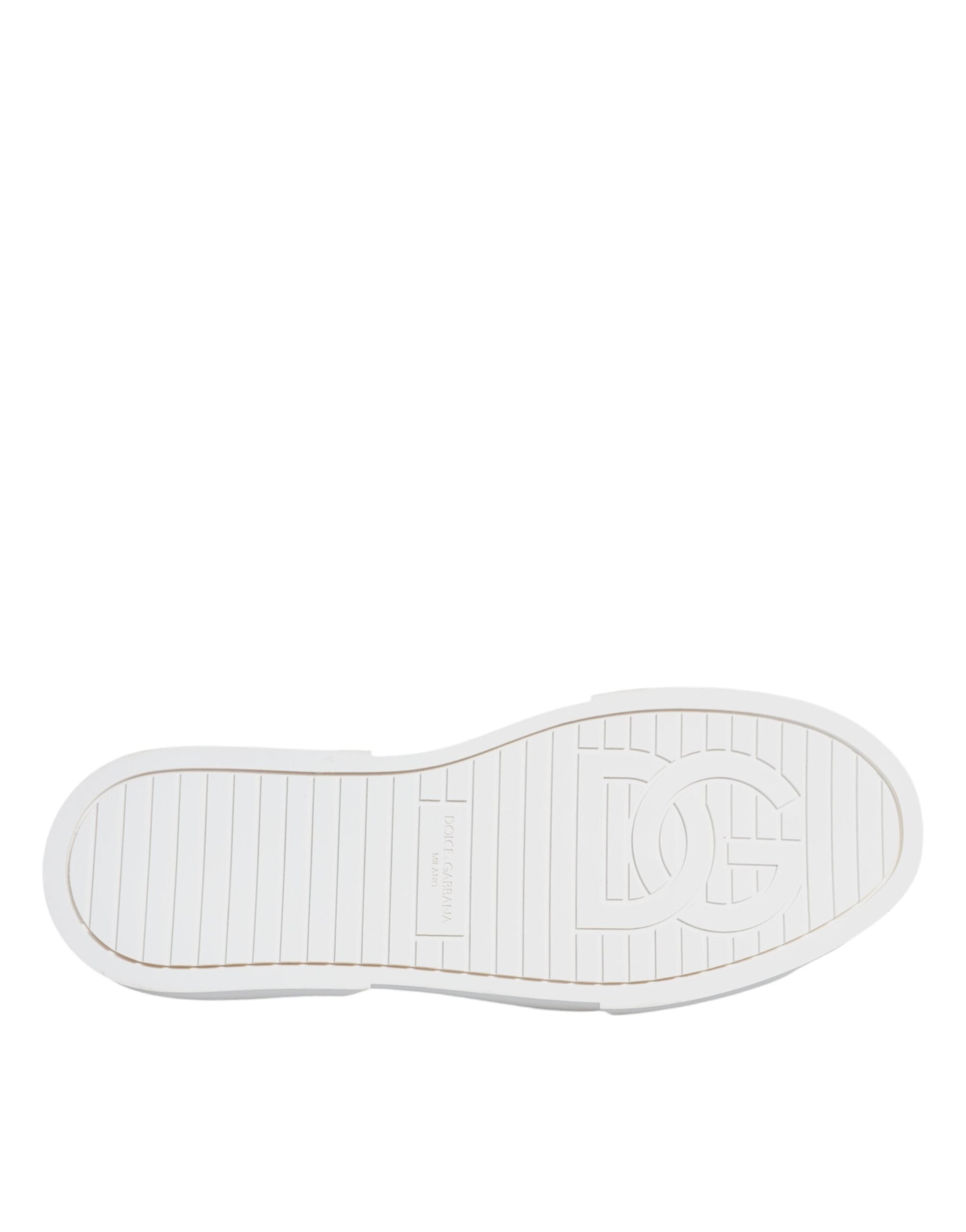 Dolce &amp; Gabbana Rosa Weiß Canvas Logo Low Top Sneakers Schuhe