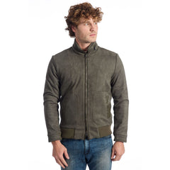 Roberto Pepe Luxe Groene Eco-Leren Herenjas