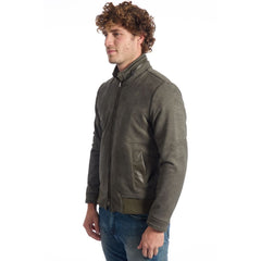 Roberto Pepe Luxe Groene Eco-Leren Herenjas