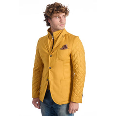 Roberto Pepe Luxe Gele Wollen Herenjas