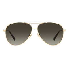 Jimmy Choo Gouden Metalen Zonnebril