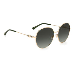 Jimmy Choo tweekleurige roestvrijstalen zonnebril