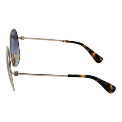 Max Mara Sonnenbrille aus goldfarbenem Metall