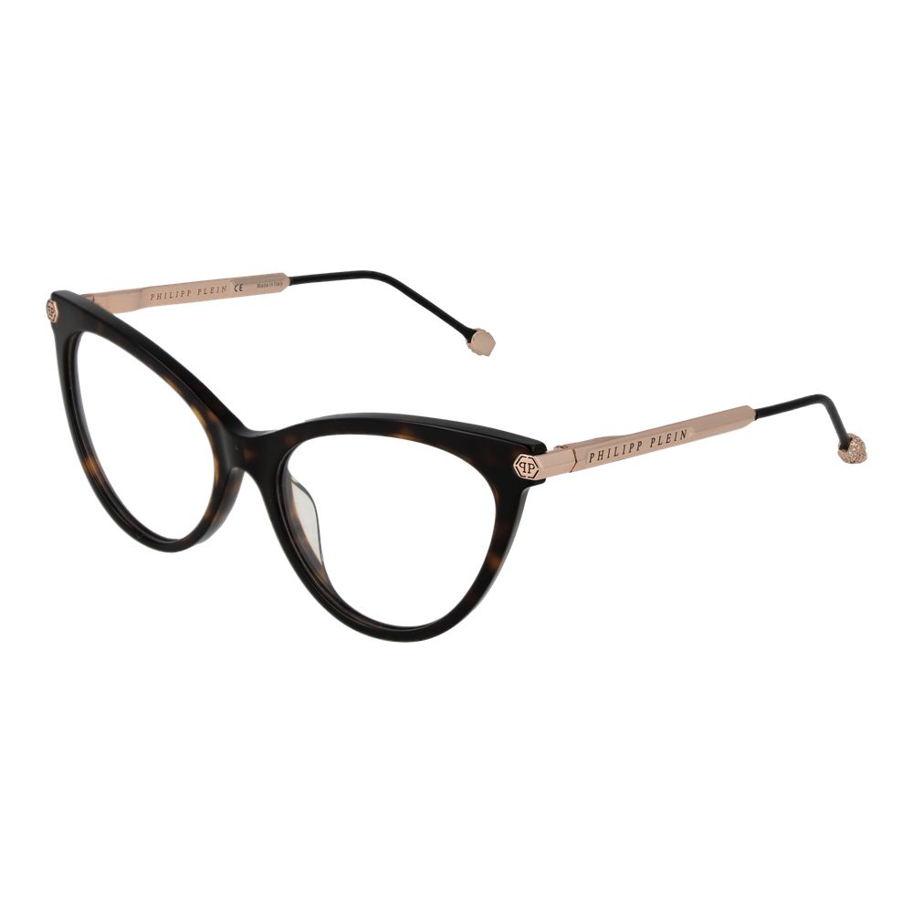 Philipp Plein Braune Celluloseacetat-Brille (Gestell)