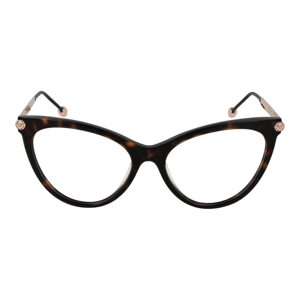 Philipp Plein Braune Celluloseacetat-Brille (Gestell)