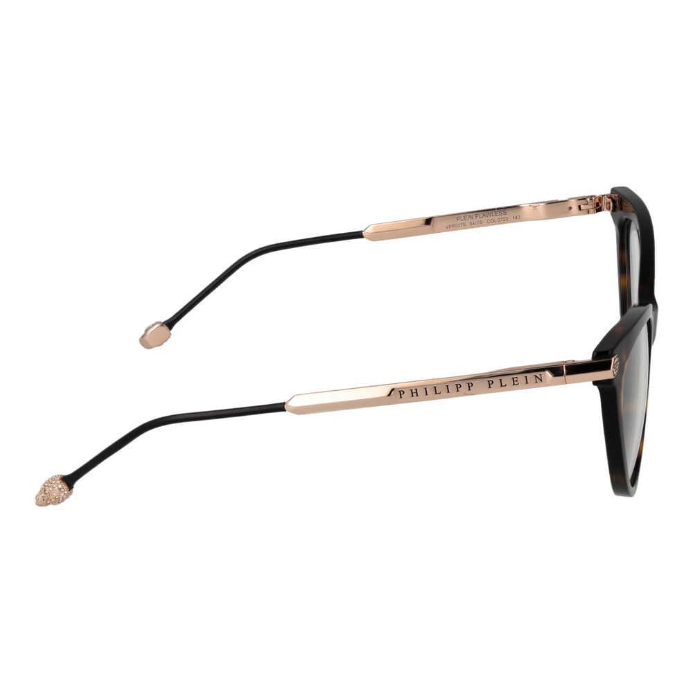 Philipp Plein Braune Celluloseacetat-Brille (Gestell)