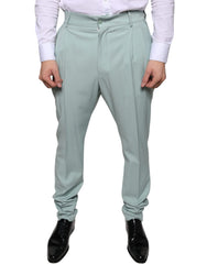 Dolce & Gabbana Mintgroene Katoenen Nette Broek