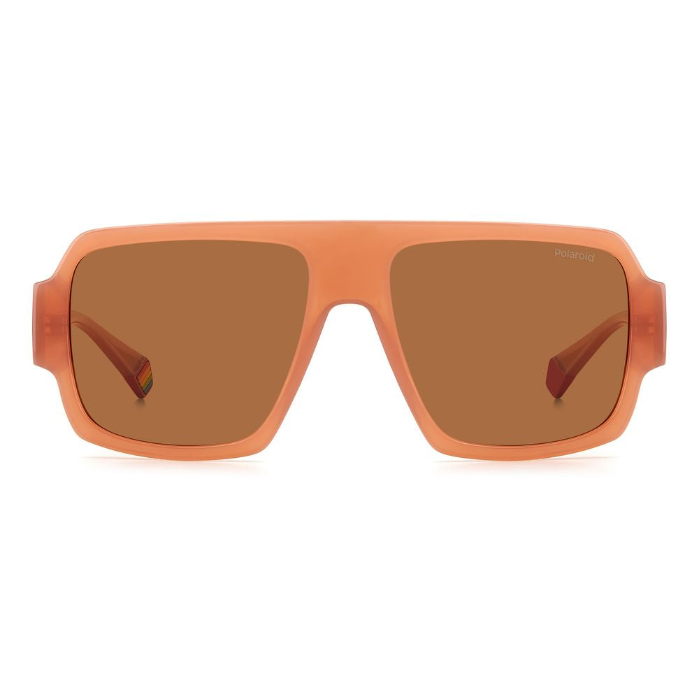 Polaroid Sonnenbrille aus rosa Harz