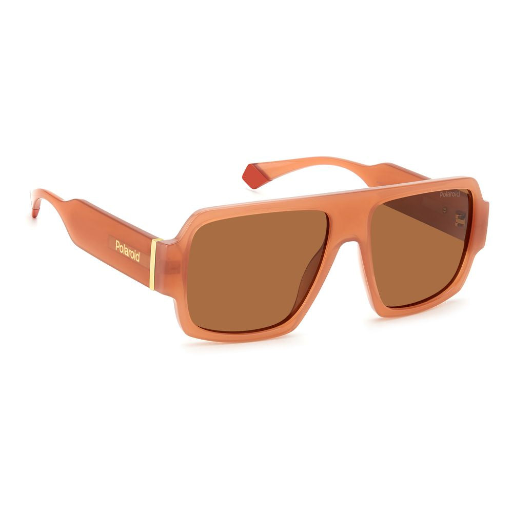 Polaroid Sonnenbrille aus rosa Harz