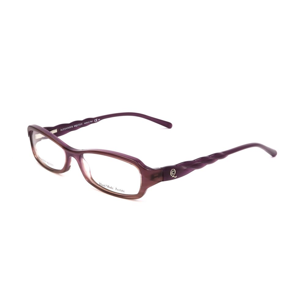 Alexander McQueen Paarse Acetaatbril (Montuur)