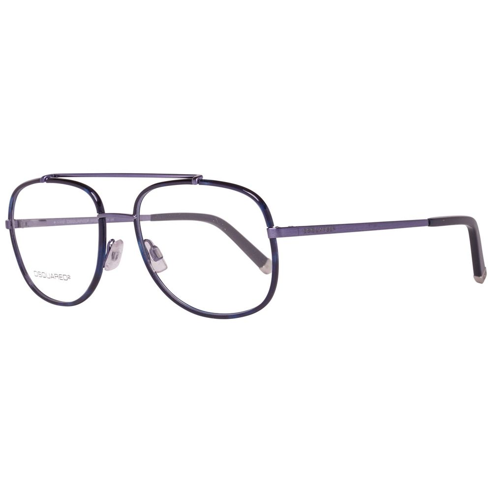 Dsquared² Brille aus blauem Metall (Gestell)