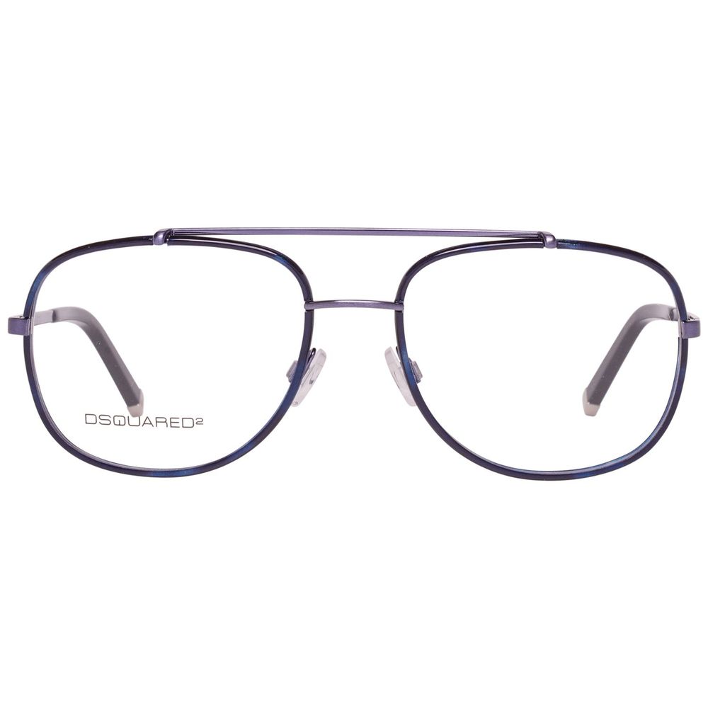 Dsquared² Brille aus blauem Metall (Gestell)