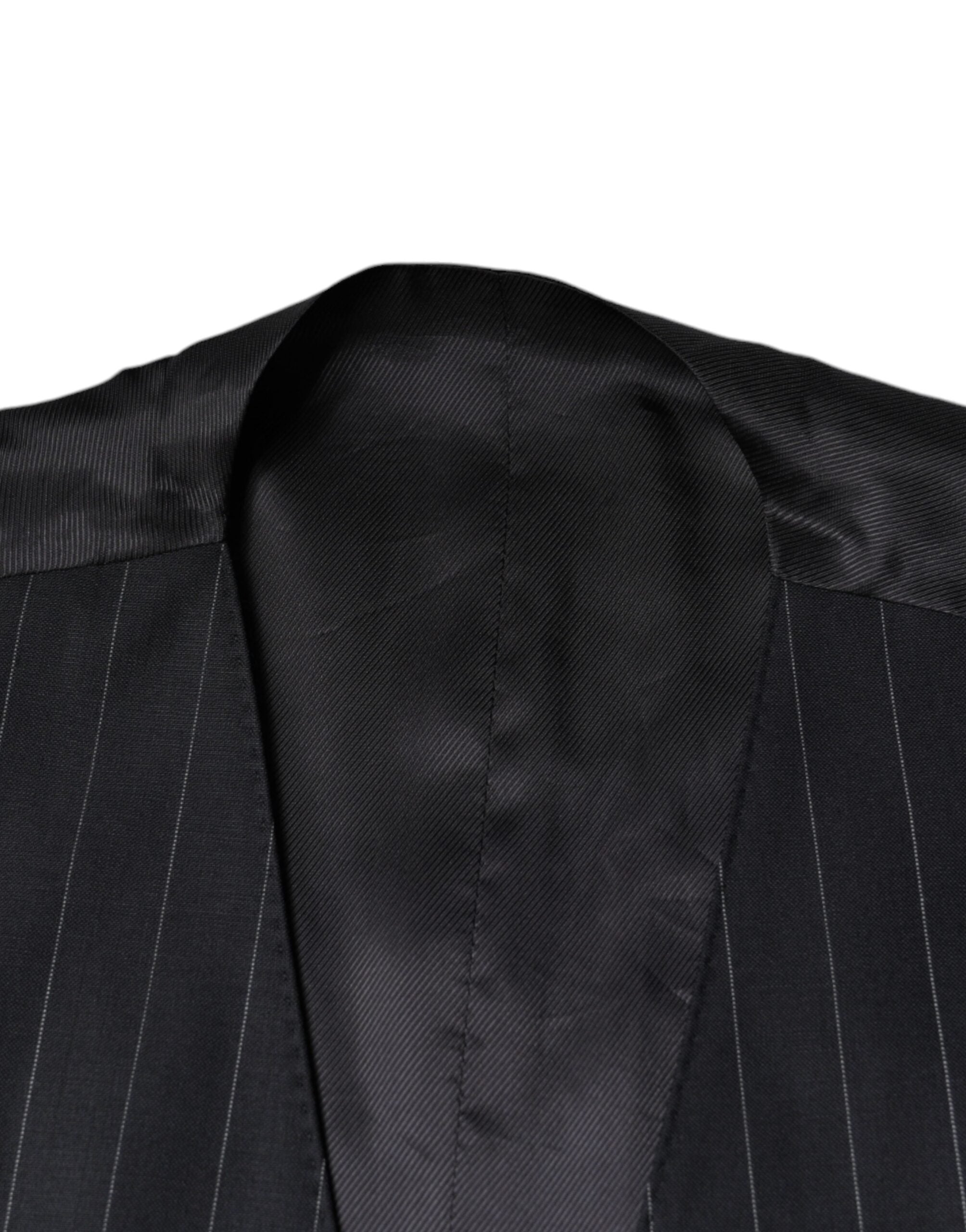 Dolce & Gabbana Schwarze Lederwestenkleid Festliche Weste