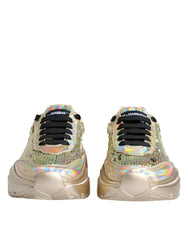Dolce & Gabbana Gouden Pailletten Iriserende Daymaster Sneakers Schoenen