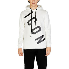 Icoon Witte Katoenen Hoodie