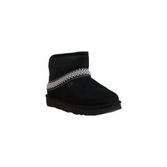 UGG Black Suede Leather Ankle