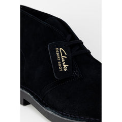 Clarks Zwarte Leren Veterschoenen