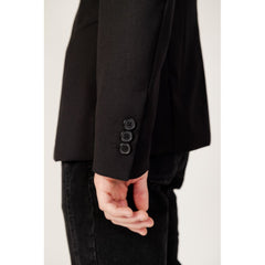 Armani Exchange Zwarte Polyester Blazer