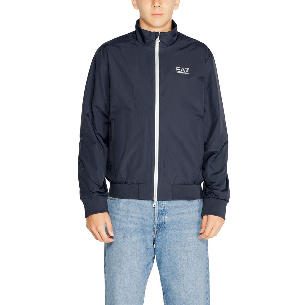 EA7 Emporio Armani Blaue Jacken und Mäntel aus Polyamid
