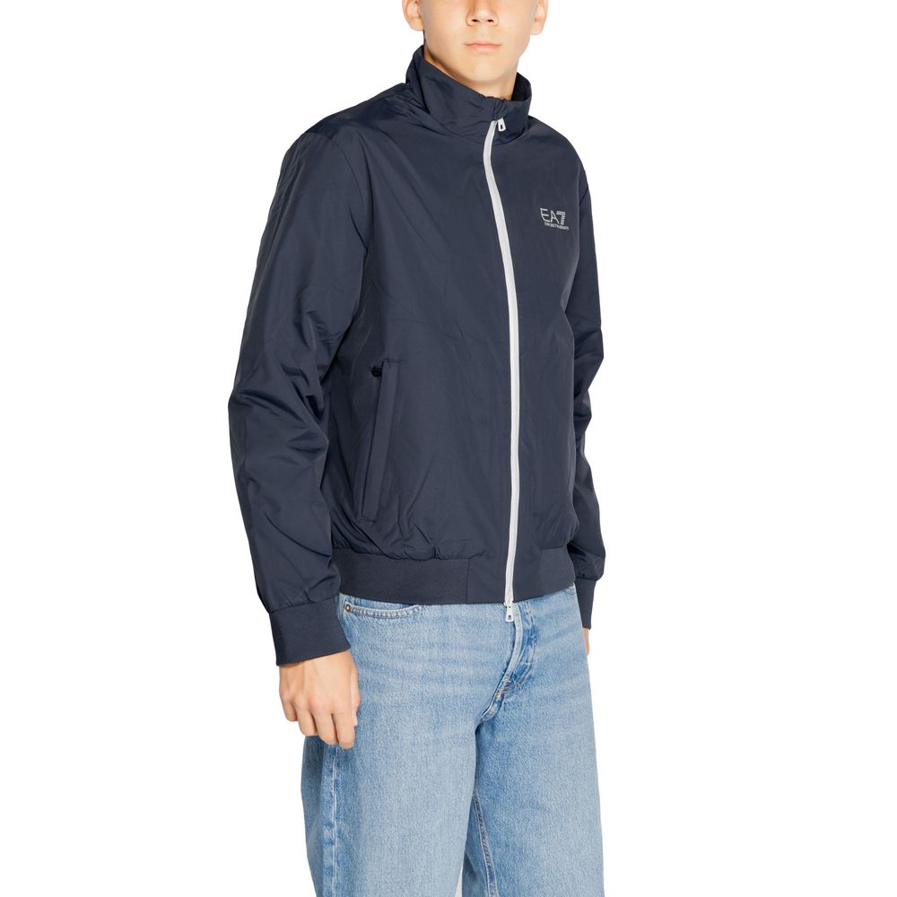 EA7 Emporio Armani Blaue Jacken und Mäntel aus Polyamid