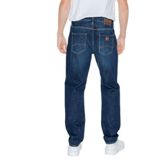Armani Exchange Blauwe Katoenen Skinny Jeans