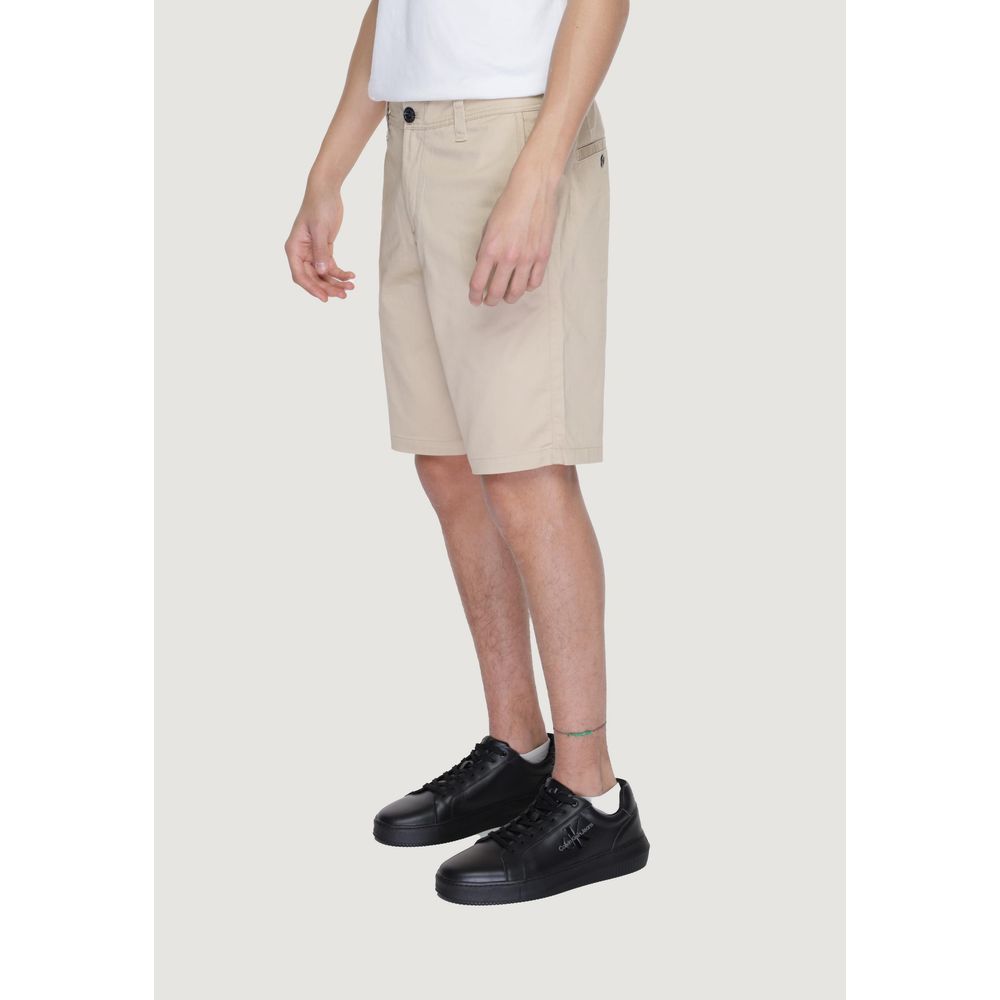 Armani Exchange Beige Katoenen Bermuda Shorts