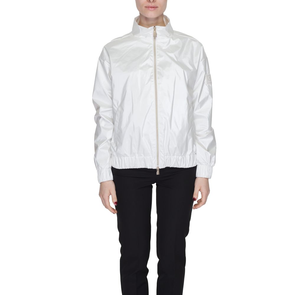 Suns Weiße Polyester-Shell-Jacke