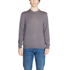 Armani Exchange Graues Woll-Sweatshirt