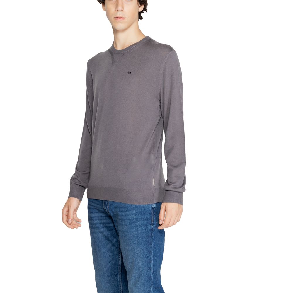 Armani Exchange Graues Woll-Sweatshirt