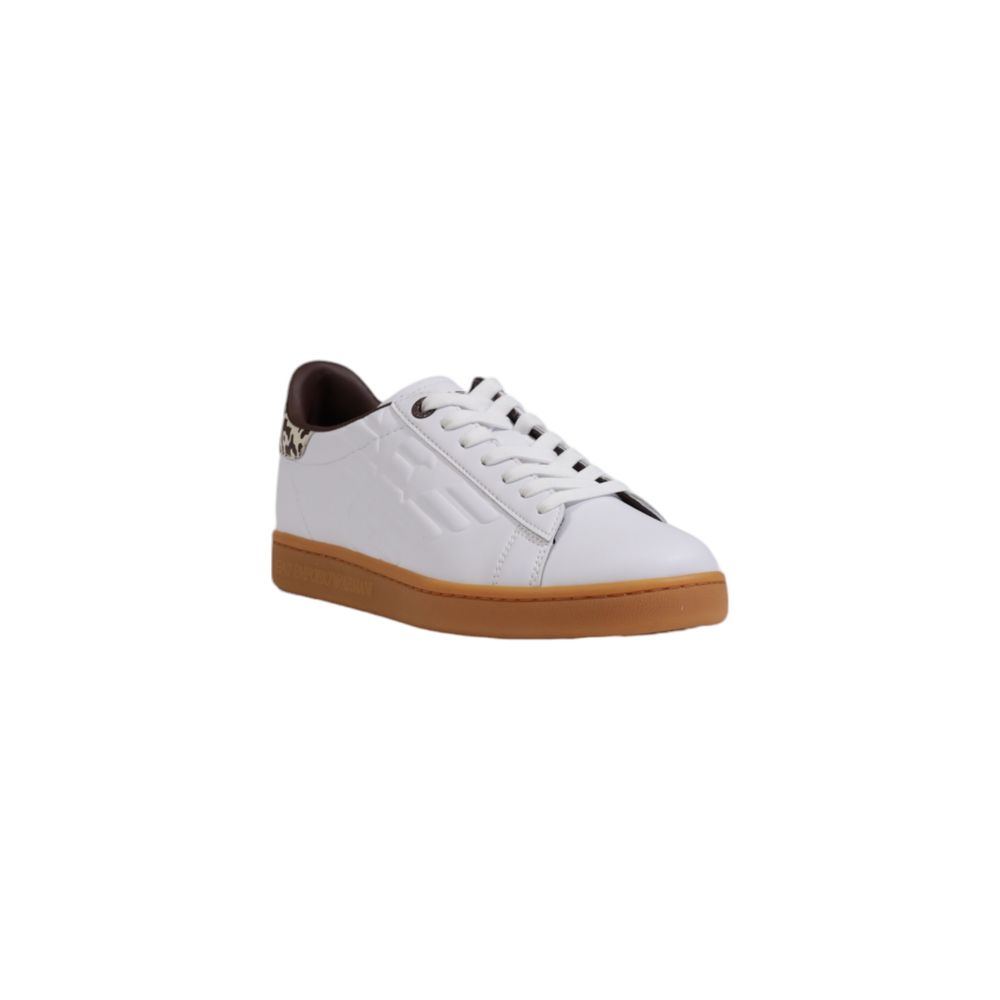 EA7 Emporio Armani Beige Leder Sneaker Low Top