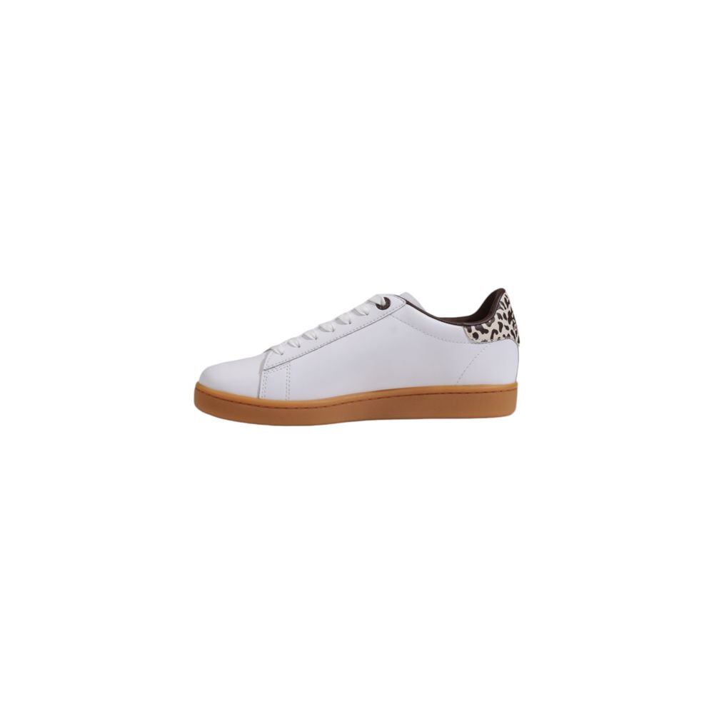 EA7 Emporio Armani Beige Leder Sneaker Low Top