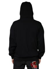 Dolce & Gabbana Zwart Hooded Pullover Mannen Sweatshirt Trui
