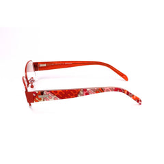 Emilio Pucci Orangefarbene Metallbrille (Gestelle)