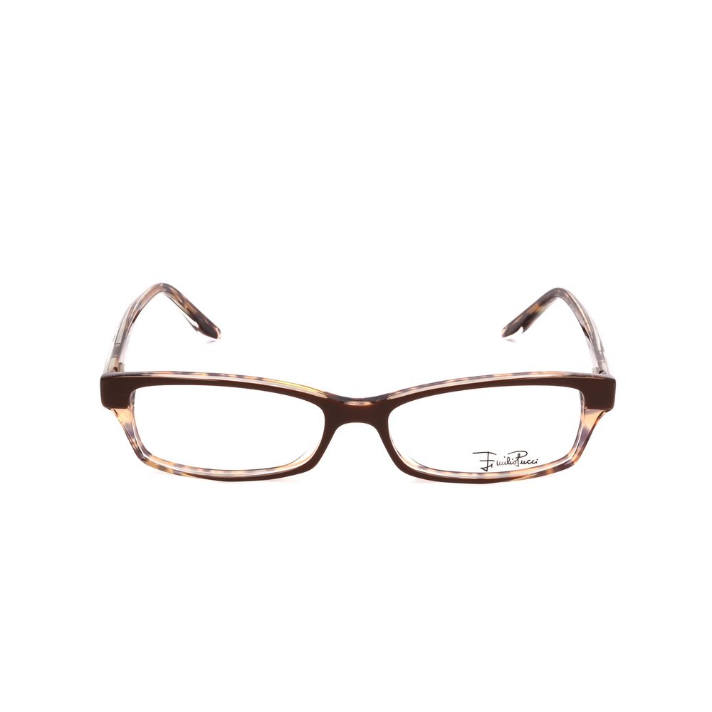 Emilio Pucci Bruine Plastic Bril (Montuur)