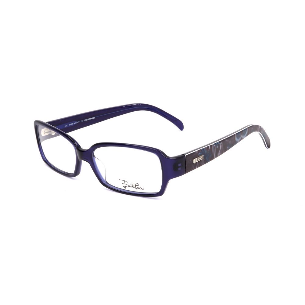 Emilio Pucci Blauw Kunststof Bril (Montuur)