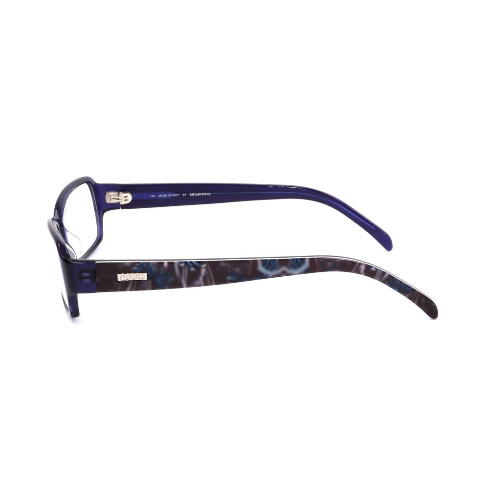 Emilio Pucci Blauw Kunststof Bril (Montuur)