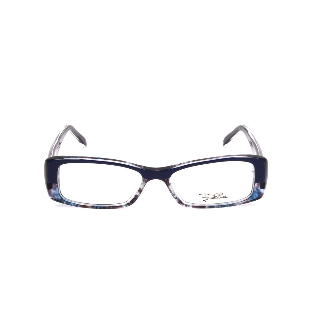 Emilio Pucci Blauw Kunststof Bril (Montuur)