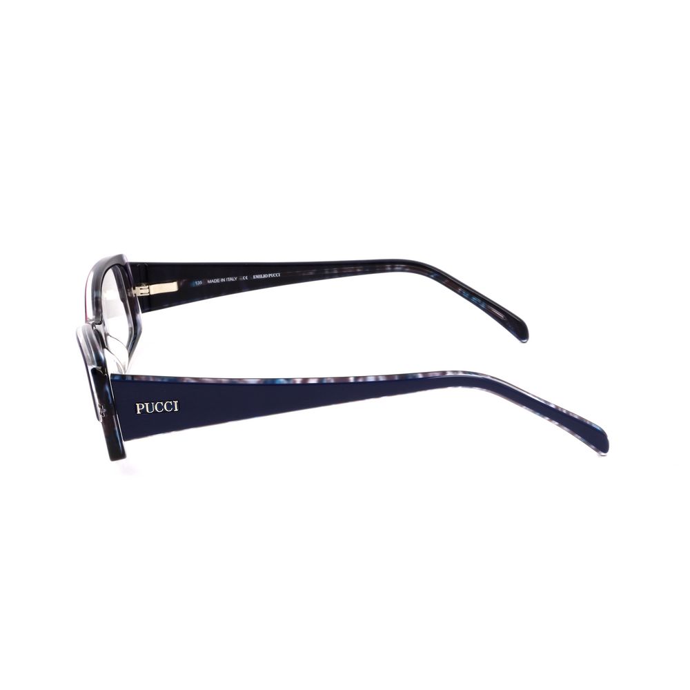 Emilio Pucci Blauw Kunststof Bril (Montuur)