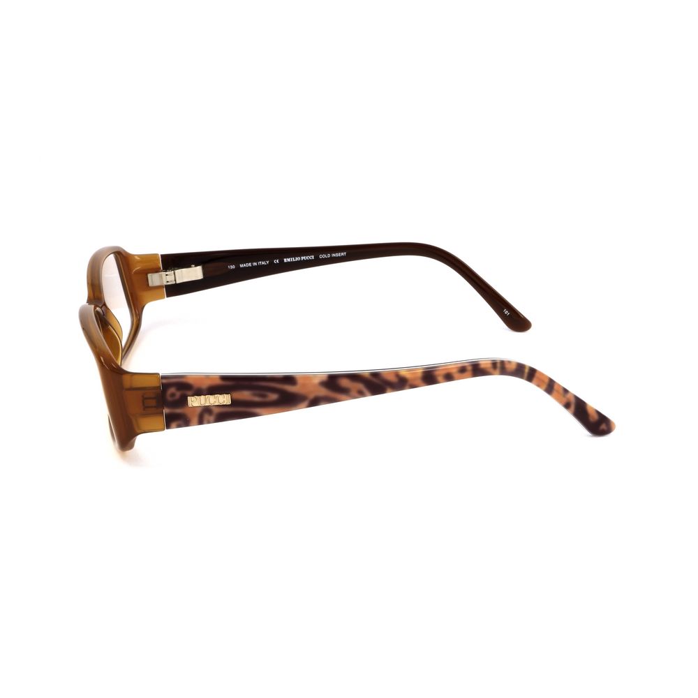Emilio Pucci Bruine Plastic Bril (Montuur)