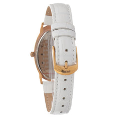 Folli Follie Weiße Lederarmbanduhr