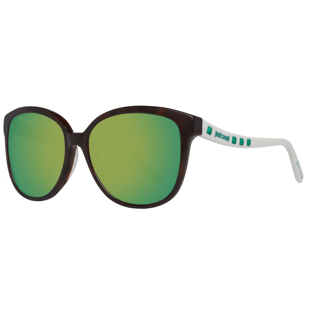 Just Cavalli Sonnenbrille aus braunem Kunststoff