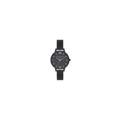 Olivia Burton Black Stainless Steel Dress Watch