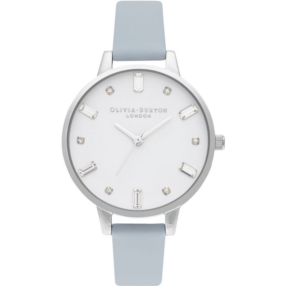 Olivia Burton Blaue Dresswatch aus Kunstleder